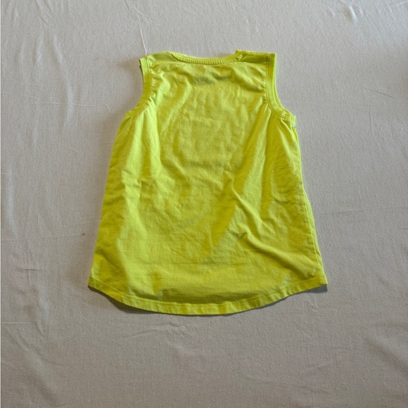 Champion Bright Yellow Graphic Tank Girls Size 10/12 - Picture 6 of 7